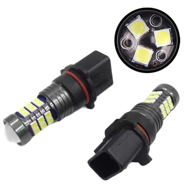 2x P13W LED Audi A4 B8 Dagsljus Vita 6000K Lampor