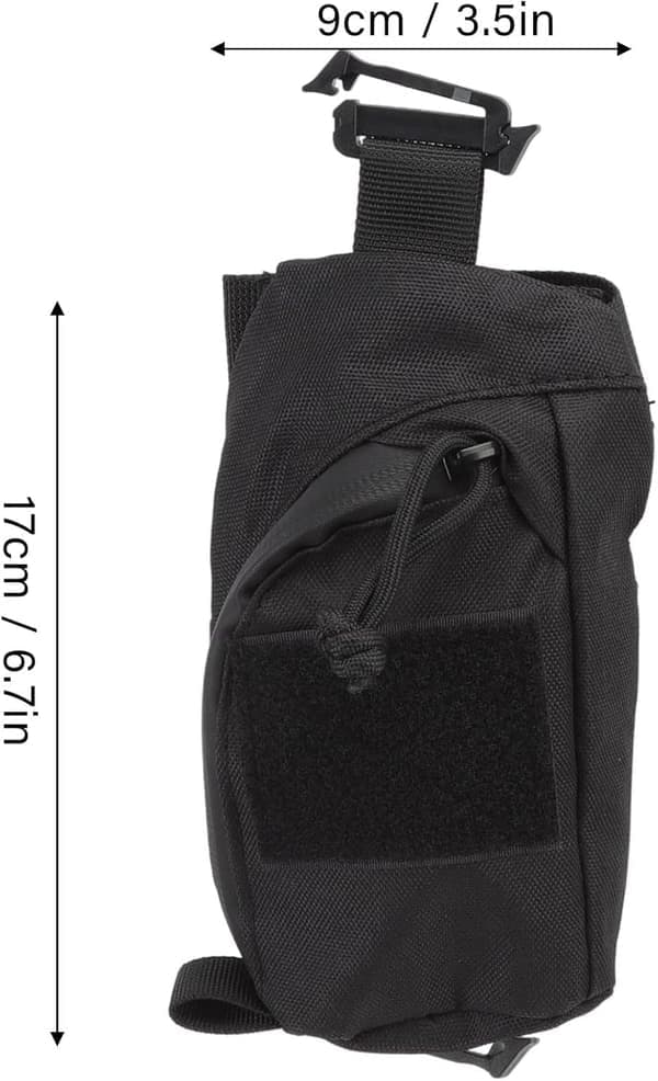 Tactical Accessory Pouch Backpack Shoulder Strap Bag with Zipper Pocket Multifunctional EDC Tool Pockets Shoulder Strap Attachment Zipper Pocket