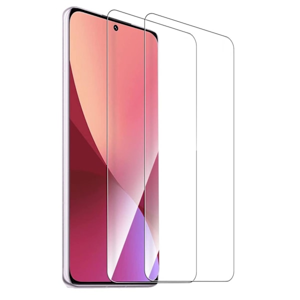 2-Pack Xiaomi Redmi Note 12 Pro 5G Skärmskydd i Härdat Glas