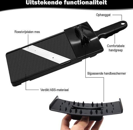 Japansk Mandolin - Grønnsakskutter - Mandoliner - Manuell - Opptil 1 mm tynn