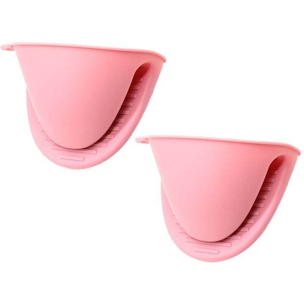 Mini Ugnshandskar Silikon Värmebeständiga Matlagningsklämmor Grytlappar för Kök Matlagning & Bakning