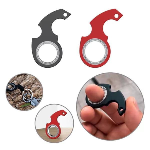 Nøglering Spinner Fidget Ring Legetøj, Nøgle Spinner, Spindende Nøglering, Fidget Nøglering, Sensorisk Legetøj Fidgets Squishy Legetøj