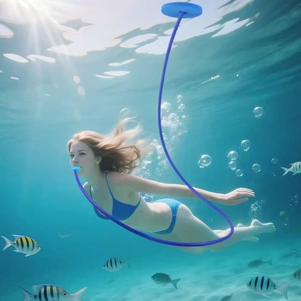 Helttorr respirator professionell snorkelutrustning dyksnorklar andningsrör strömutrustning simutrustning