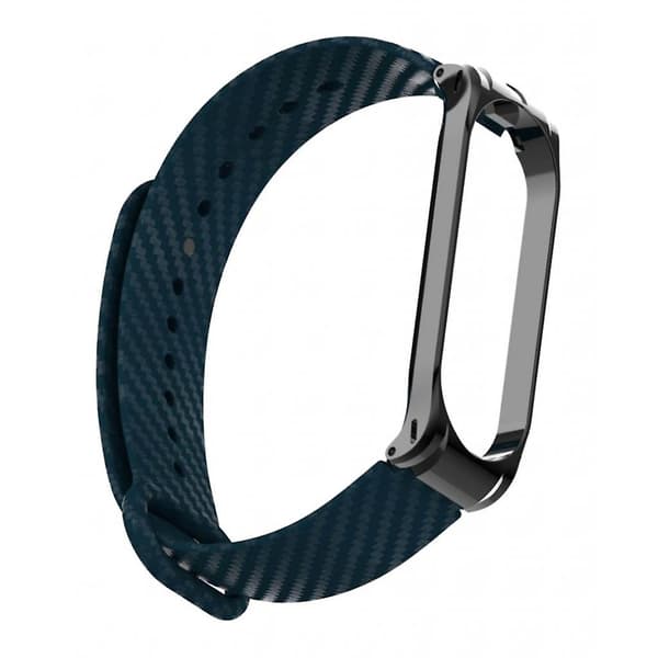 TPE Elastisk Smart Armbåndsrem for Xiaomi MI Band 4 Dark Blue