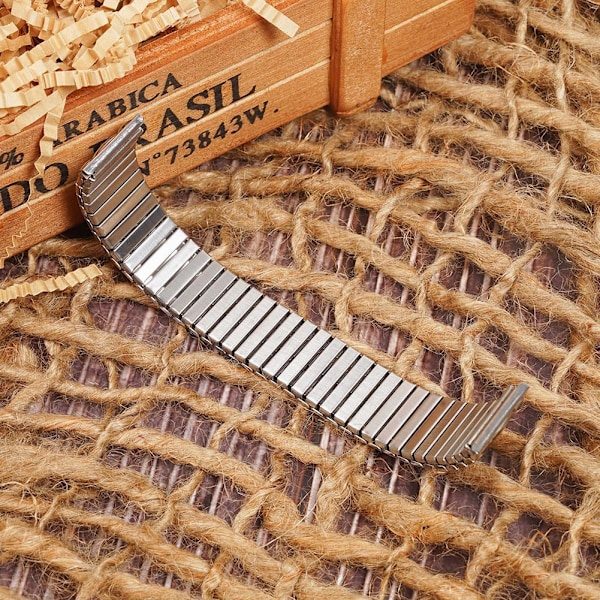 Steel Stretch Expansion Watch Band Armband Armband FAD9 gold 18mm gold 18mm