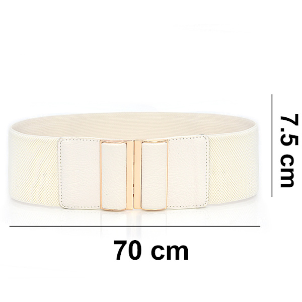 Dam bälte elastiskt stretch midjeband dam midjeband