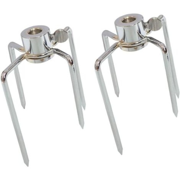 Grillspett med skruvar, för: ca 11 mm diameter vridspett, set om 2