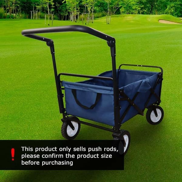 Folding Cart Push Handle Extendable Cart Handle Accessories Cart Equipment for Flat Folding Cart