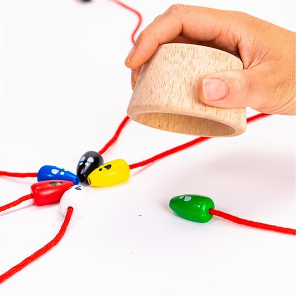 Wooden Mouse Catching Game Creative Kids Interactive Wooden Cat Catch Mouse Desktop Game Toy