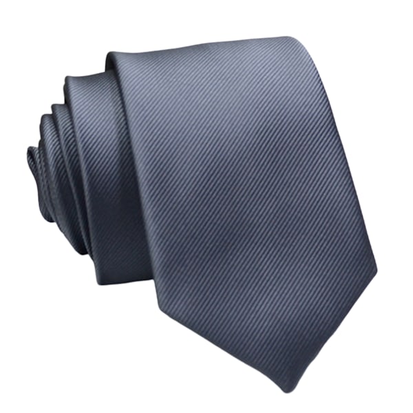 Herr Solid Polyester Textil Slipsar Ren Färg Slipsar