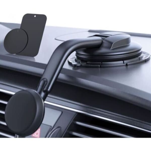 Car Phone Holder [Powerful Magnets] for Dashboard and Windshield Suction Cup Phone Holder Suitable for iPhone Android Car Mount