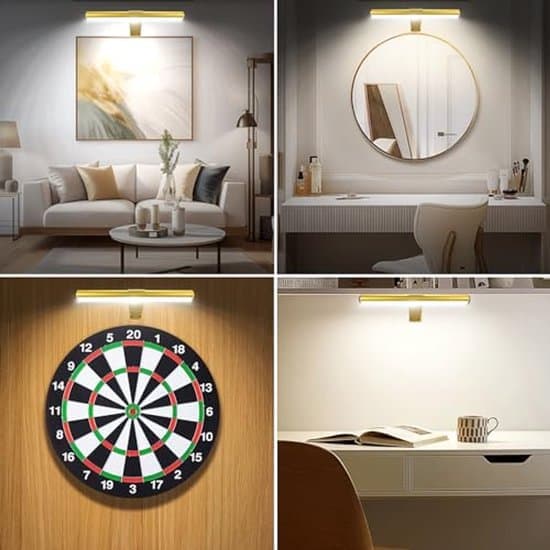 Wireless Rechargeable Wall Lamp with Remote Control for Pictures