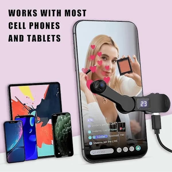 Automatic Phone Screen Clicker, Speed Clicker for Android IOS Apps, Continuous Clicking for Gaming, Livestreaming Likes