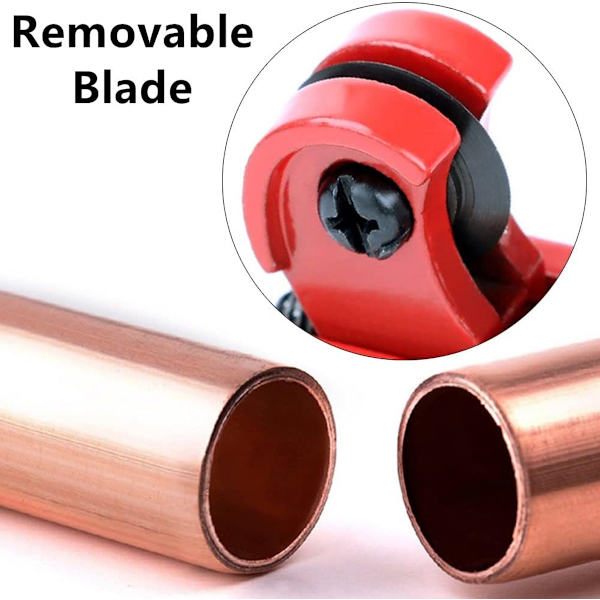 Mini koppar rörskärare - Justerbar mini rörsax för kopparmetall, plast, mässing, tunt rostfritt stål för (3-22mm)/(3-22mm) OD-rör