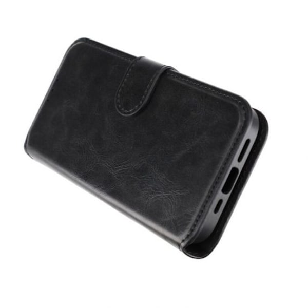 iPhone 15 Pro Plånboksfodral Magnet Rvelon - Svart