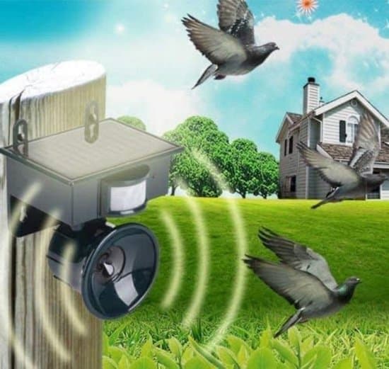 Ultrasonic Pigeon Repeller - Balcony Bird Repeller - Bird Scarer