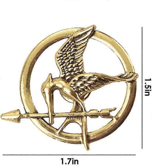 Broche eller halskæde Katniss Everdeen Cosplay Prop Replika Mockingjay