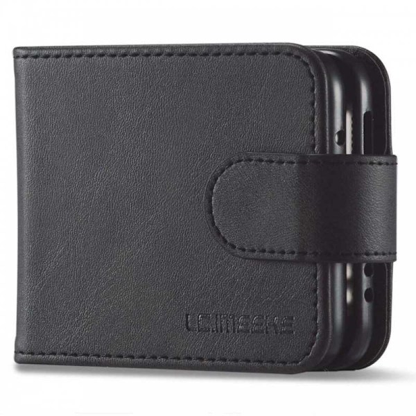 LC.IMEEKE Plånboksfodral Samsung Z Flip 4 Svart