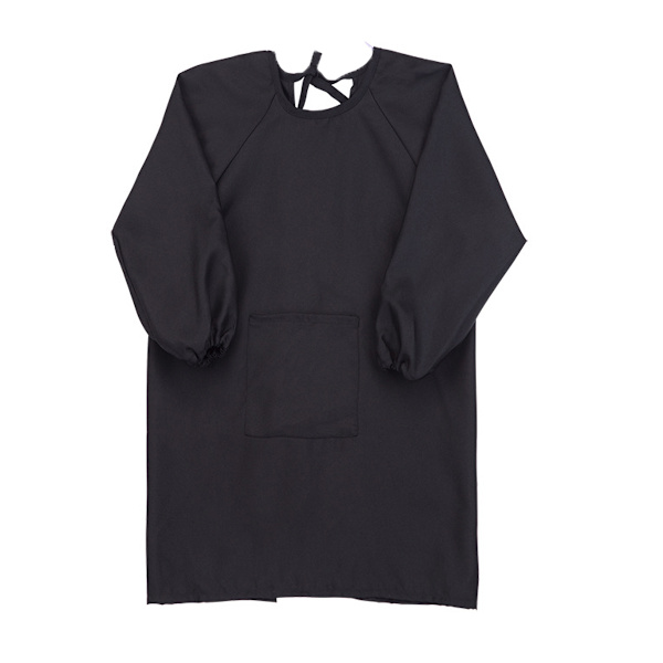 Barnkonst Smock, Förkläde med Ficka för Barn, Konstnärsmålning Förkläden Smocks med Lång Ärm, L