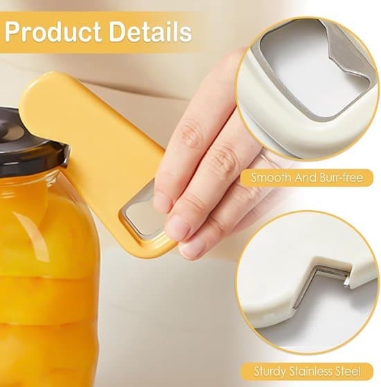 3-in-1 Magnetic Bottle Opener - Powerful Magnet - Multifunctional Bottle Opener - Suitable for Refrigerators and RVs - Easy to Store