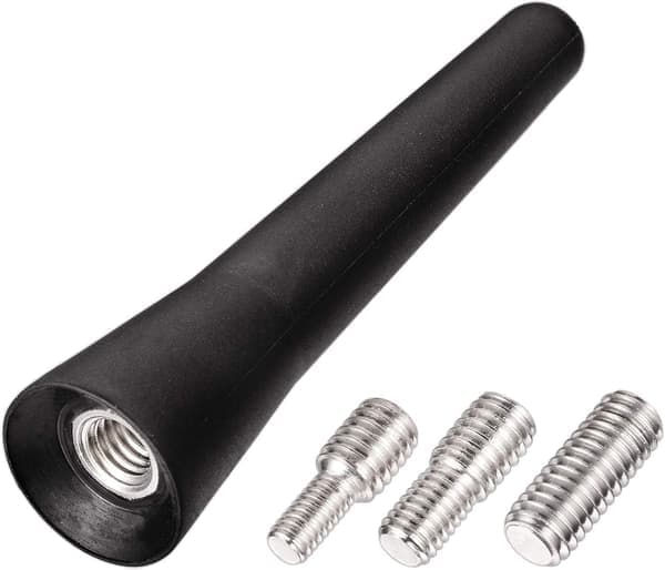 Bil FM Dab Antenne Bilradio Antenne 6,5 cm Mini Kort Bilantenne med Kraftfuld FM/AM/Dab