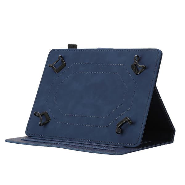 Universal 8-tommer tablet-etui med honeycomb-læder og kortplads