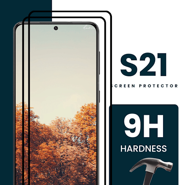 2-Pack Samsung Galaxy S21 5G - 9H Härdat Glas - HD