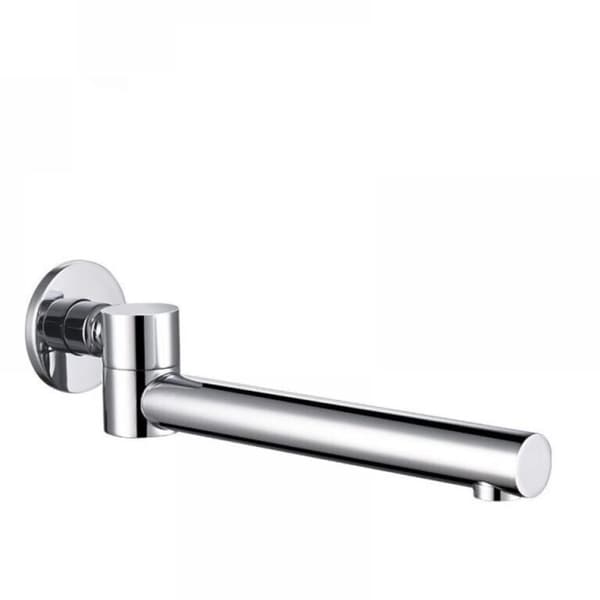 Badstuds, 180° drejelig, badstuds, messing, foldbar, rund tud, vandhane, badstuds, vægmonteret, badstuds, vandhane, G1/2, krom