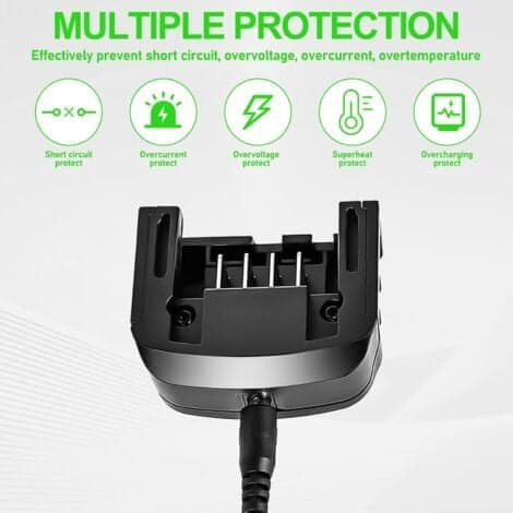 18V/20V litiumlader kompatibel med Black