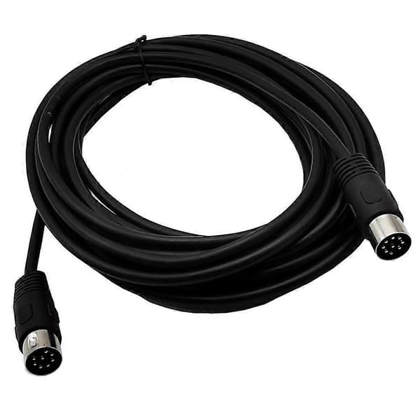 8-polet DIN han til DIN han højttaler-lydkabeladapter til overvågning, biler, computere, TV, præcision, 5m
