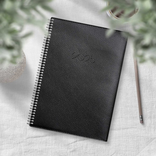 Kalender 2025 Senator A5 Twist svart