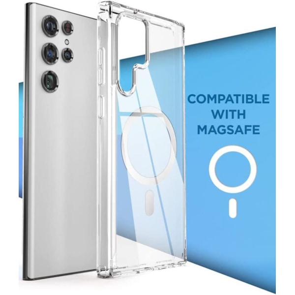 BOOM Magsafe Skal Samsung Galaxy S22 Ultra - Transparent
