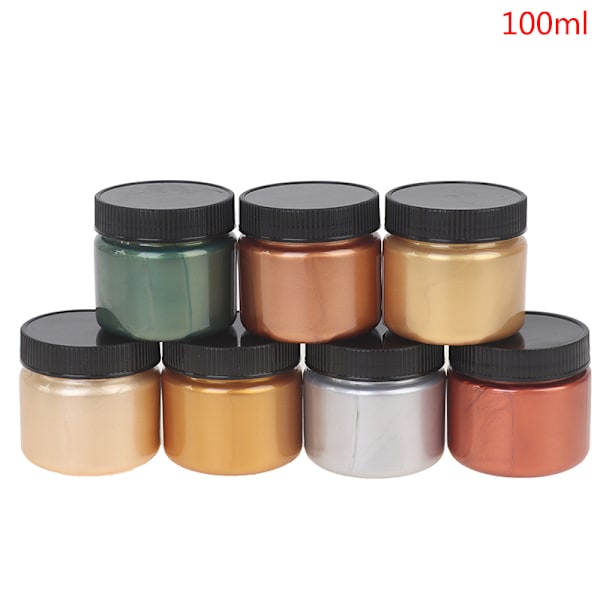 100ml gyllene akrylfärg Foguang guld vattentät flytande hand F