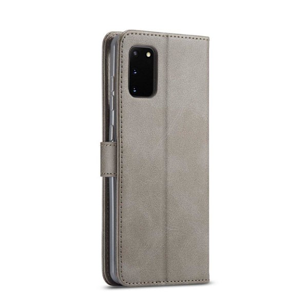 LC.Imeeke läder Samsung Galaxy S10 Lite fodral - Silver/Grå Silvergrå