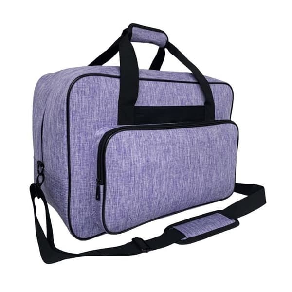 Universal Sewing Machine Carrying Case - Mauve - Nylon - Large Capacity