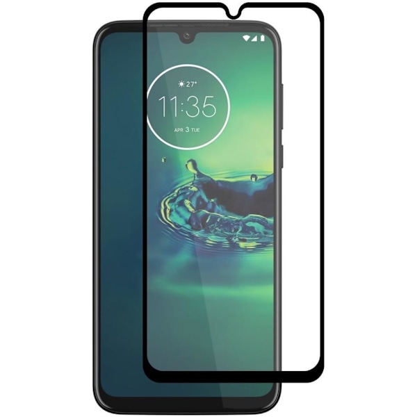 Motorola Moto G8 Plus Heltäckande 3D Härdat Glas Skärmskydd Transparent