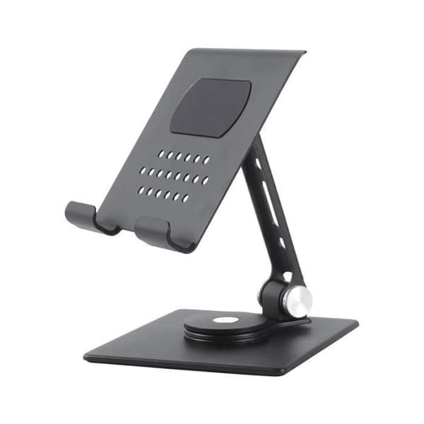 Tabletstativ, 360° roterende foldbart iPad-stativ, skrivebordsstativ til iPad Air/Mini, Kindle (4-16 tommer), telefoner