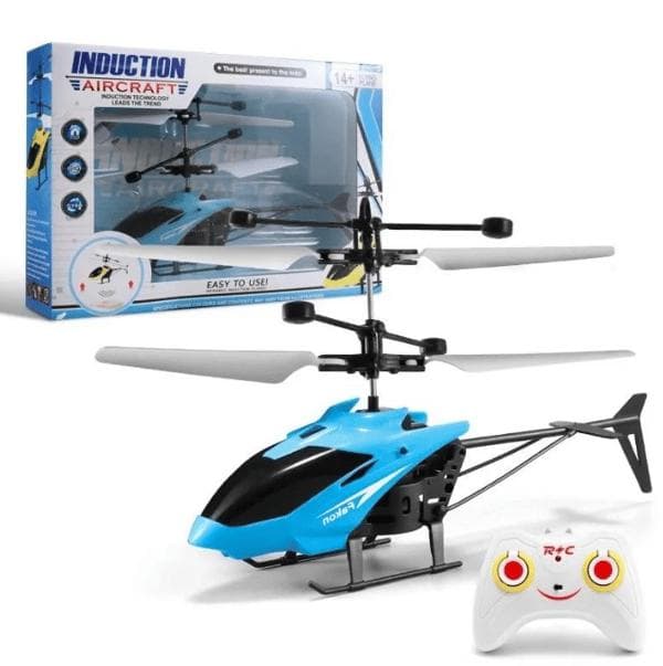 Fjernstyret helikopter, 2-kanals RC helikopterlegetøj blå blue