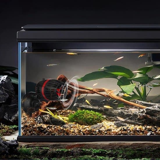 Aquarium Wave Pump - Turbine Style Wave Maker - Aquarium Circulation Pump - Adapter Included - Requires 12V/2A Adapter for Operation - 4-Position Adjustable