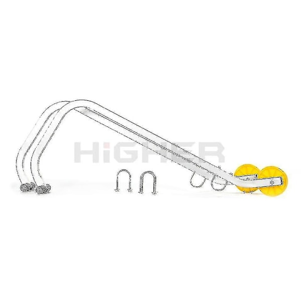 Nockkrok - Takkrok - Stege - Universal - 44x90 Cm - Aluminium null none