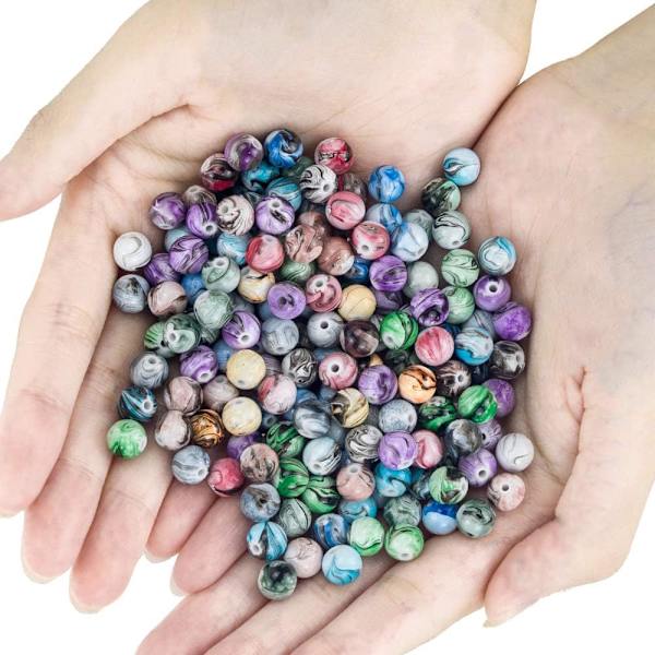 500 pärlor elastisk tråd set Diy armband pärlmaterial retro smycken tillbehör