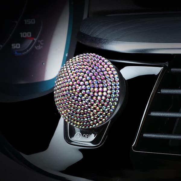 Car Engine Start/Stop Button Cover, Universal Car Start Button Protective Shell, Ignition Switch Decorative Ring, Anti-scratch