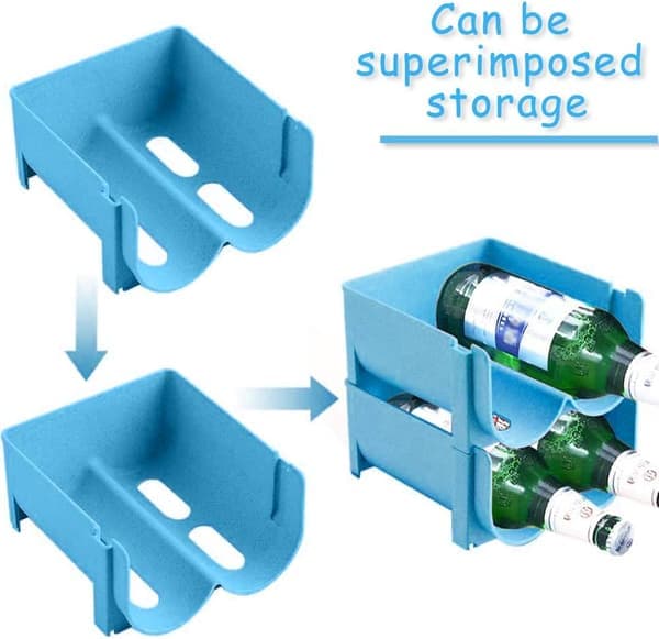 Øloppbevaringskjøler, Stabelbar Flaskeholder, Plast