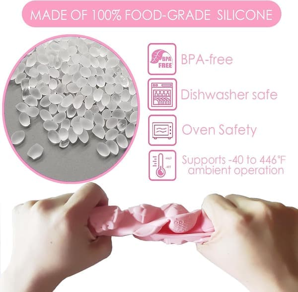 Easter Chocolate Molds Silicone Rabbit Egg Gummy Candy Molds Silicone Molds for Baking Resin Soap Wax Melts Ice Cubes Jelly