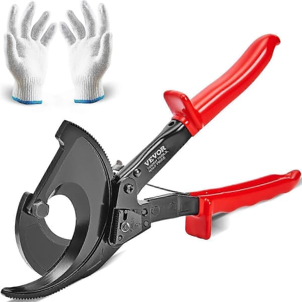 Skrallekabelkutter, 11 \" Trådkutter, for kutting av opptil 400 mm / 780 MCM elektrisk kabel