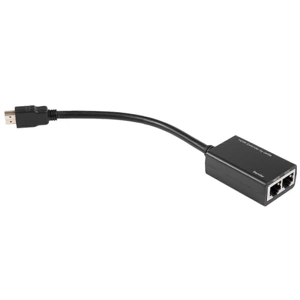 HDMI over RJ45 CAT5e CAT6 UTP LAN Ethernet Extender Repeater 1080P 3D opptil 30m