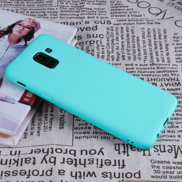Samsung J6 2018 Ultratunn Silikonskal - fler färger Blå Blå