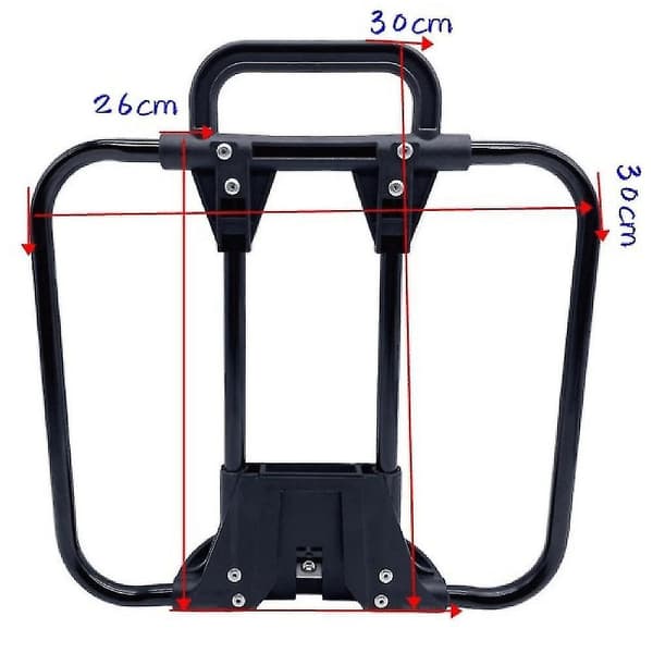 Foldbar Cykel Tilbehør - Alloy Front Bagagebærer 18L Rygsæk til Studerende
