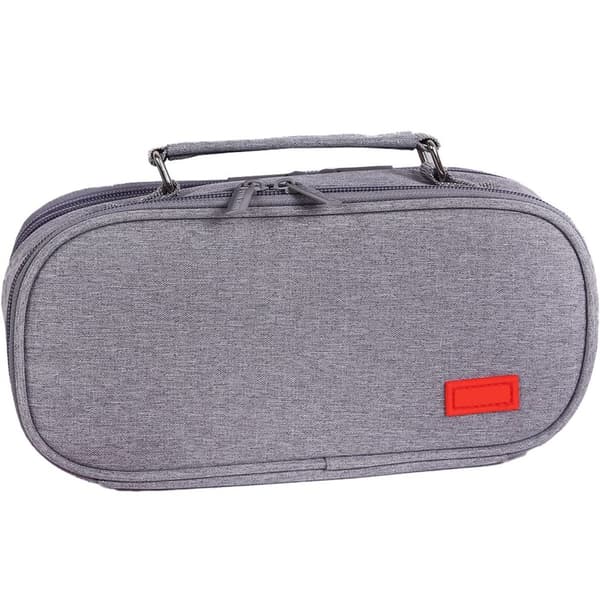 Fack Art Pouch Organizer Stationery Kosmetiske tasker Grå