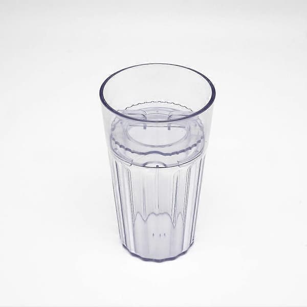 Smart Cup Klar 1-pack Träningsmugg med 360 Kontrollflöde 360° Kant Träningsmugg Transparent